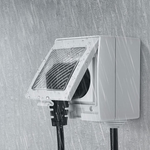 Водонепроникна розумна Wi-Fi розетка SONOFF S55TPF (DE) Homekit