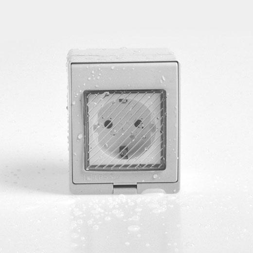Водонепроникна розумна Wi-Fi розетка SONOFF S55TPF (DE) Homekit