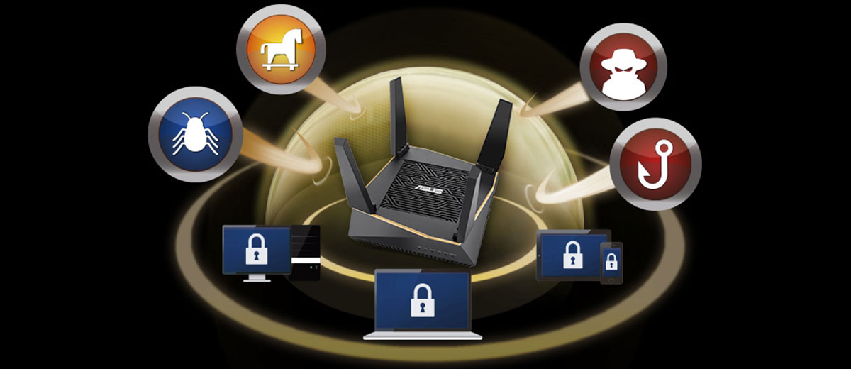 Игровой Wi-Fi роутер ASUS RT-AX92U Wi-Fi 6