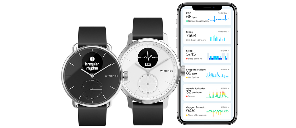 Смарт-часы Withings ScanWatch 38mm Black
