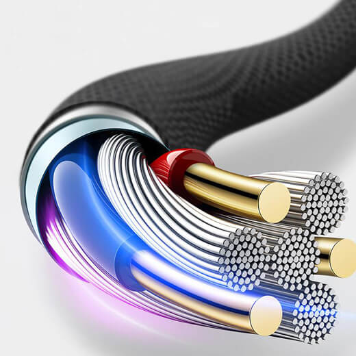 Зарядный кабель WIWU Elite Data Cable ED-100 USB to Lightning Black для iPhone