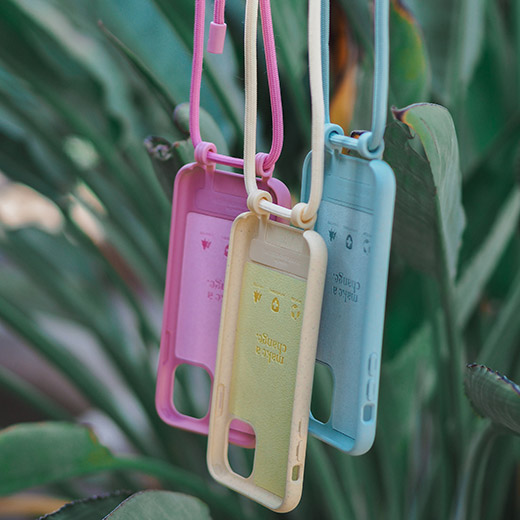 Чехол woodcessori Necklace Bio AM Mint Green для iPhone 11 Pro Max