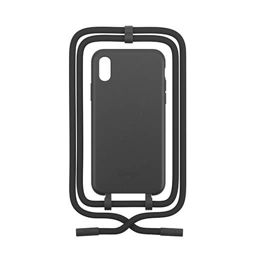 Чехол Woodcessori Necklace Bio AM Cool Grey для iPhone XS