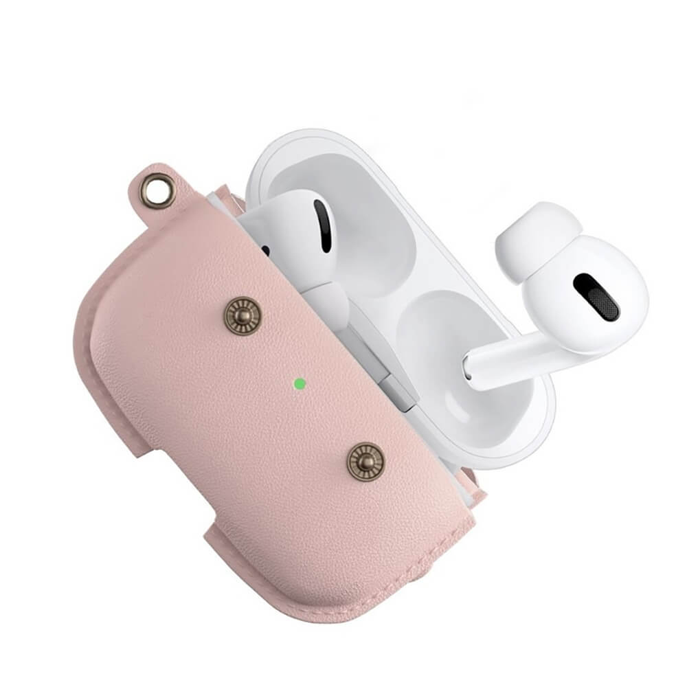 Кожный чехол Woodcessories AirCase Leather для AirPods Pro