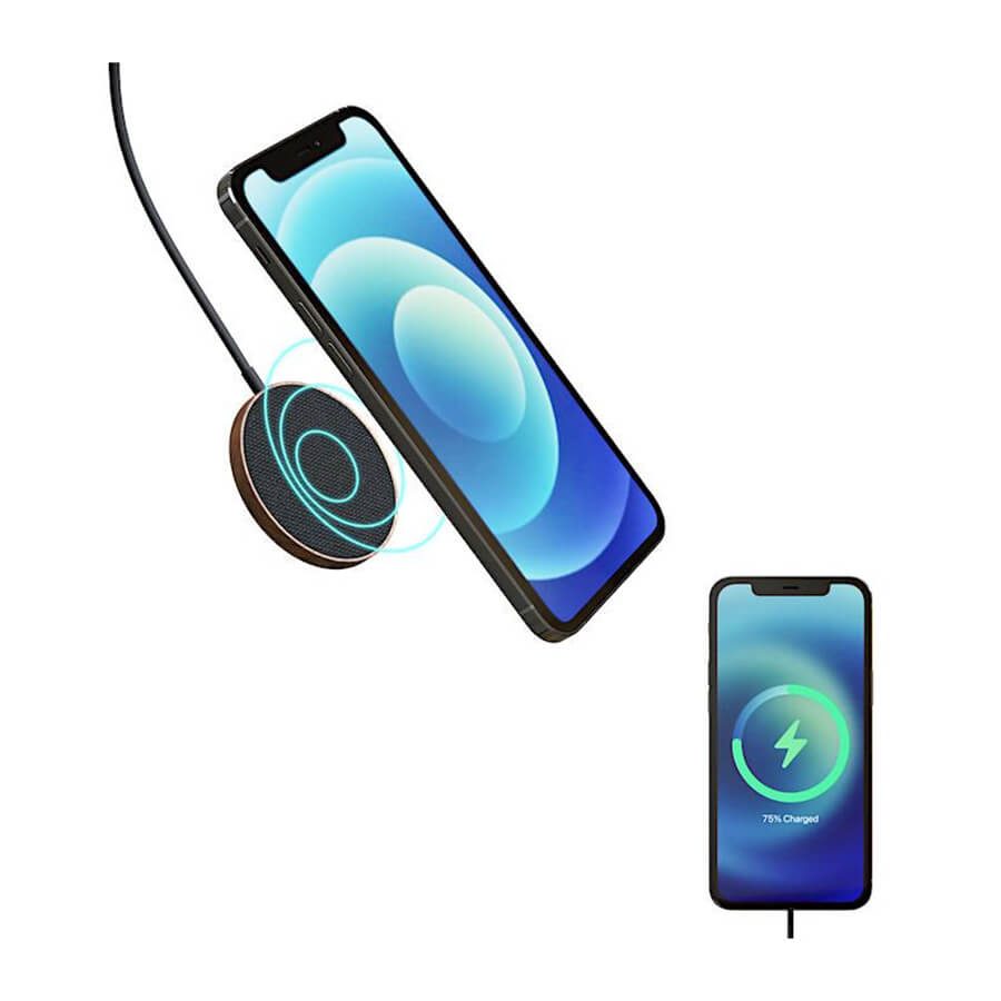 Беспроводная зарядка MagSafe Woodcessories MagPad для iPhone 12 | 12 Pro | 12 mini | 12 Pro Max