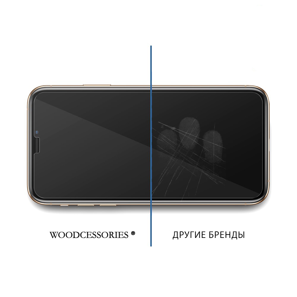 Захисне скло Woodcessories PanzerGlas 2.5D для iPhone SE /5S /5 /5C