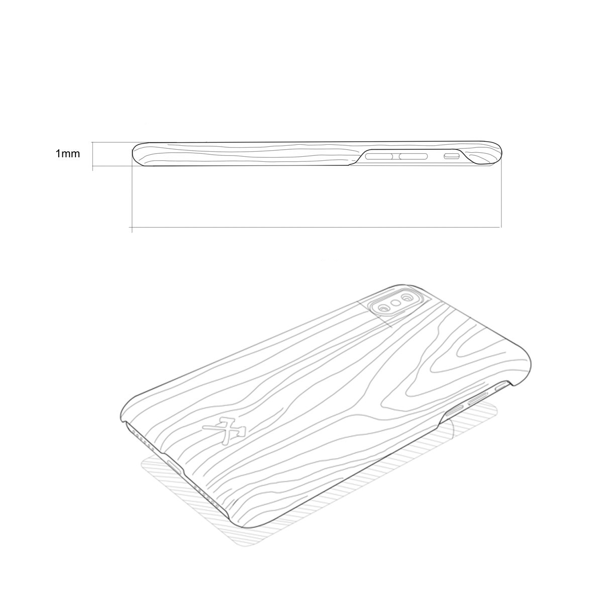 Деревянный чехол Woodcessories Ultra Slim Case Bamboo для iPhone XR