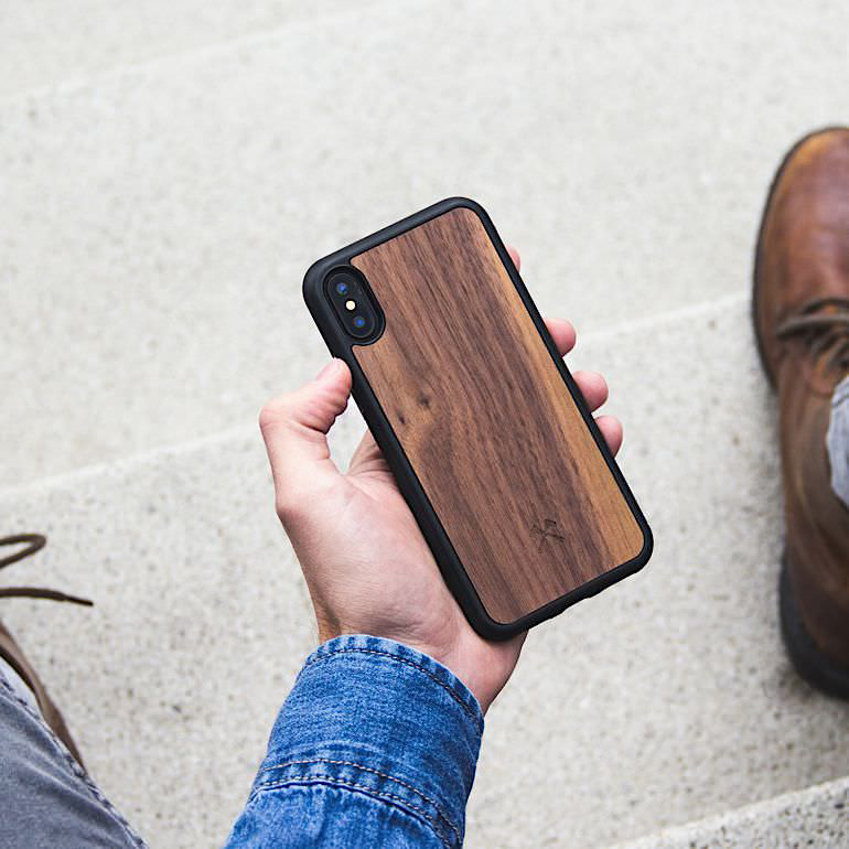 Деревянный чехол Woodcessories Wooden Bumper Case для iPhone X/XS
