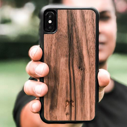 Деревянный чехол Woodcessories Wooden Bumper Case для iPhone X/XS