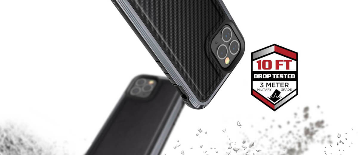 Противоударный чехол Raptic Defense Lux Carbon для iPhone 12 Pro Max