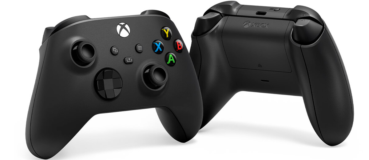 Бездротовий геймпад Xbox Wireless Controller + Wireless Adapter for Windows 10 Carbon Black купити