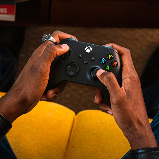 Бездротовий геймпад Xbox Wireless Controller + Wireless Adapter for Windows 10 Carbon Black