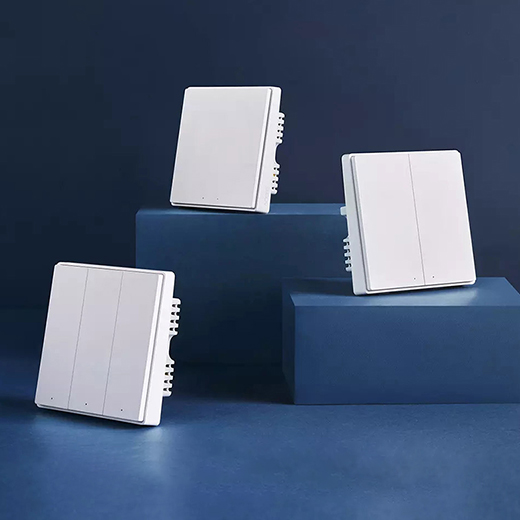 Умный выключатель с нулевой линией Xiaomi Aqara Smart Wall Switch D1 (двойной) Apple HomeKit