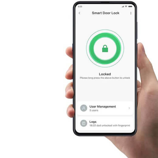 Розумний дверний замок (з відбитком пальця) Хiaomi Aqara N100 Apple HomeKit