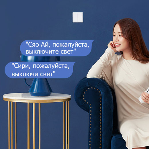 Умный выключатель с нулевой линией Xiaomi Aqara Smart Wall Switch D1 (одинарный) HomeKit