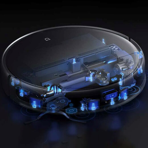 Робот-пилосос Xiaomi Mi Robot Vacuum Mop 2 Pro+ датчики