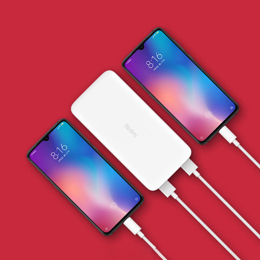 Повербанк Xiaomi Redmi Power Bank White 20000mAh цена