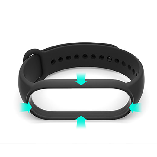 Оригинальный ремешок Xiaomi Strap Black для фитнес-браслета Xiaomi Mi band 5