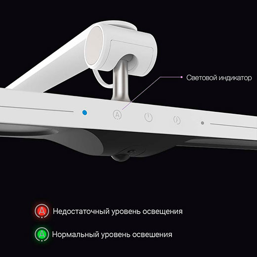 Умная настольная лампа Xiaomi Yeelight LED Light Reducing Smart Desk Lamp V1 Apple Homekit