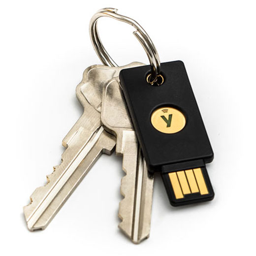 Что такое электронный защитный FIDO ключ Yubico YubiKey 5 NFC