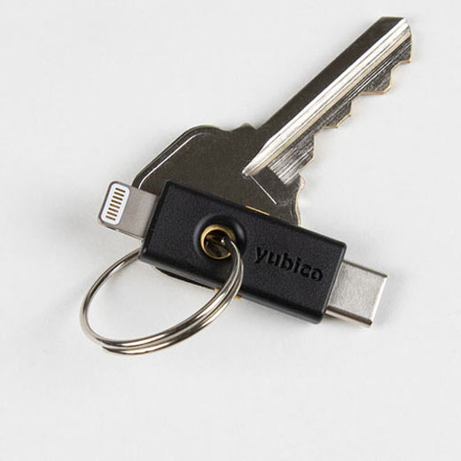 Купити електронний захисний FIDO ключ Yubico YubiKey 5Ci