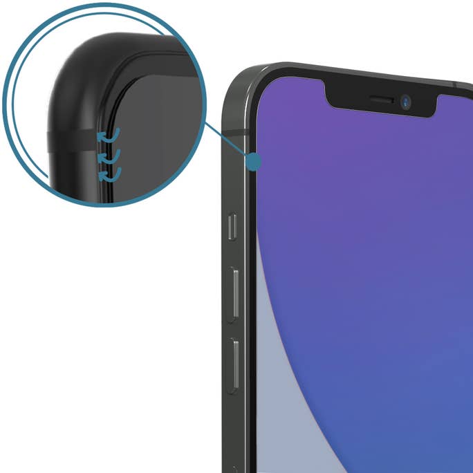 Защитное стекло антишпион ZAGG InvisibleShield Glass Elite Privacy+ для iPhone 12