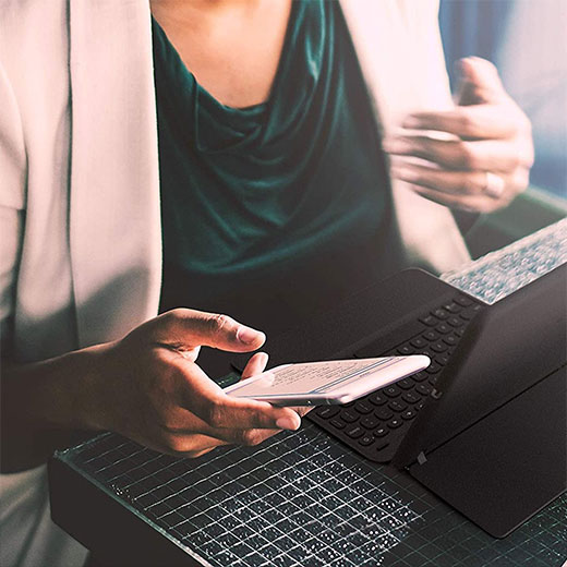 Чехол-клавиатура ZAGG Slim Book Go Black для iPad Pro 11 M1 (2021 | 2020 | 2018) обладает легкой конструкцией