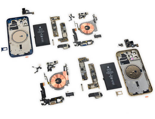 Оригинальные запчасти для Apple iPhone 12 Pro