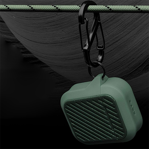 Захисний чохол Laut з карабіном CAPSULE IMPKT Moss Green для AirPods 1 | 2