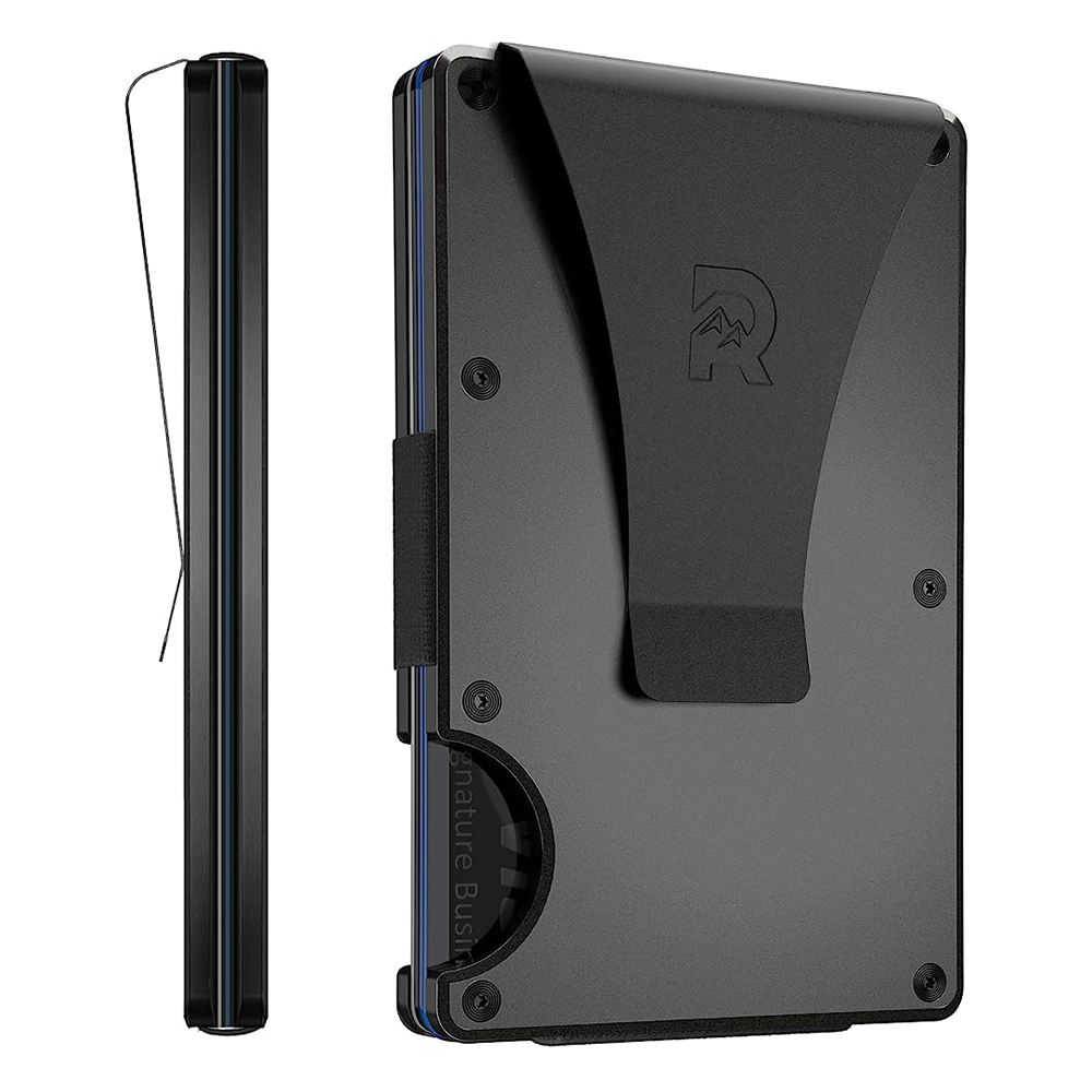 Новинка гаманець Ridge Wallets Aluminum Gunmetal