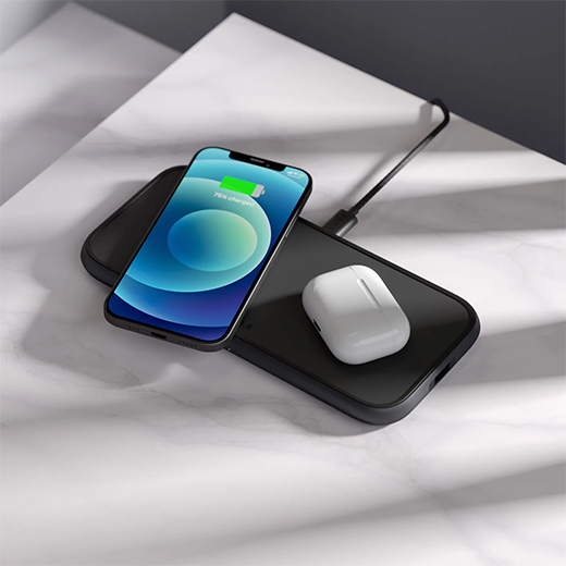 Бездротова зарядка Zens 5 Coil Dual Fast 30W для iPhone | AirPods