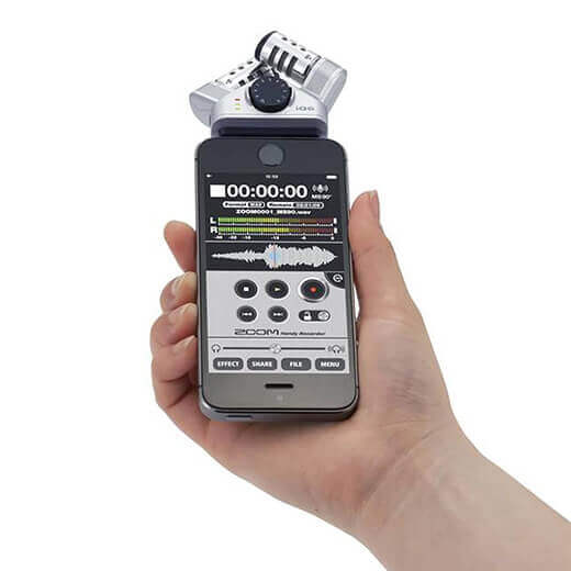 Цифровий конденсаторний стерео-мікрофон Zoom iQ6 для iPhone | iPad | iPod Touch